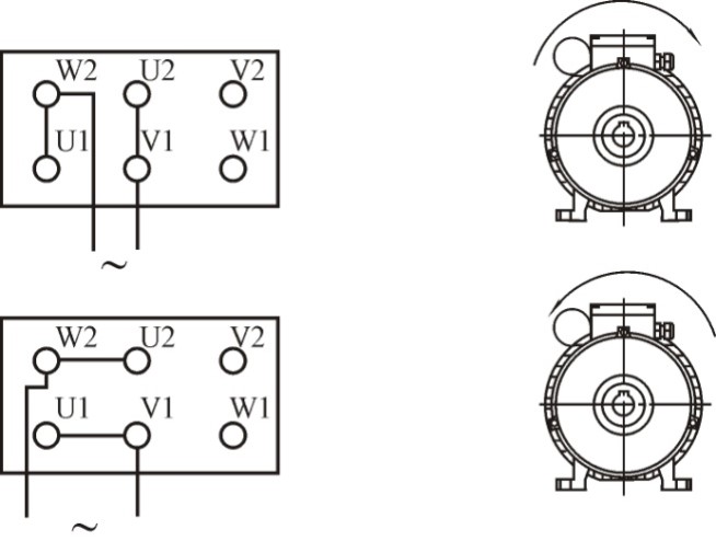 Электродвигатели серии АДМЕ: схема включения однофазного электродвигателя